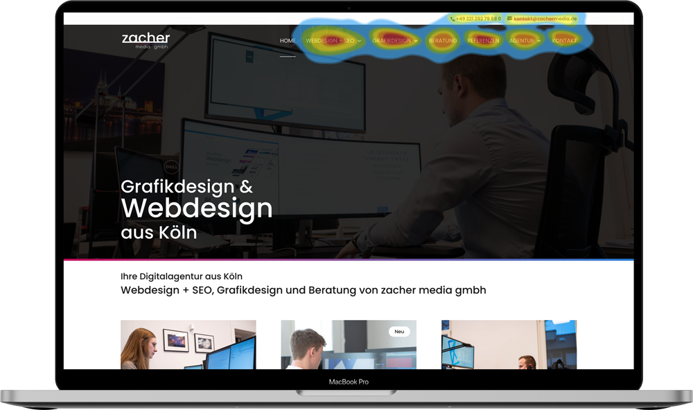 zacher media ux user experience webdesign aus köln