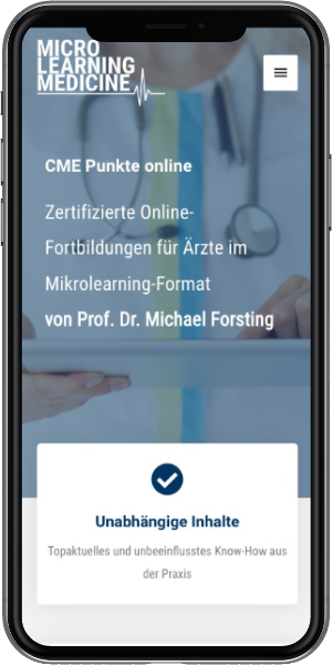 MLM GmbH Website iPhone