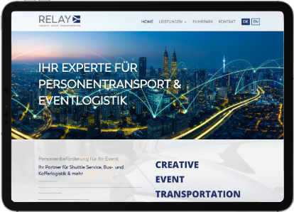 Relay Website iPad