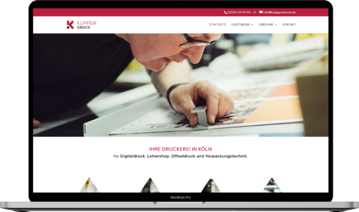 Küpper Druck Website